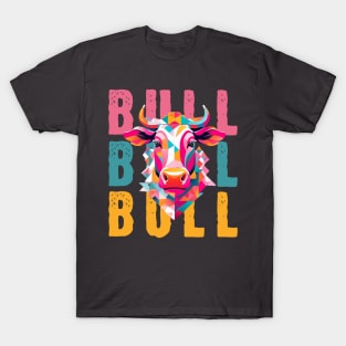 Cute Bull minimalist style art T-Shirt